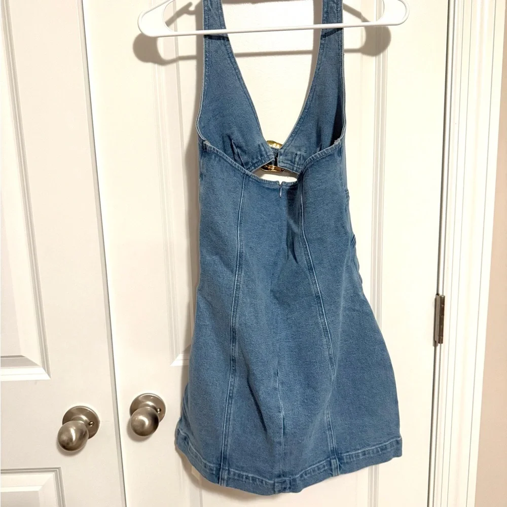 Commense Blue Denim Dress - Picture 4 of 5